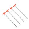 4pack Ice Fishing Shelter Anchors Wind Resistant Stakes Portables Tent Pegs for Secure Tent Attachments