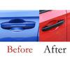 4PCS Cover Trim Side Door Handle For Honda Civic 11th 2022-2023 Bright Black