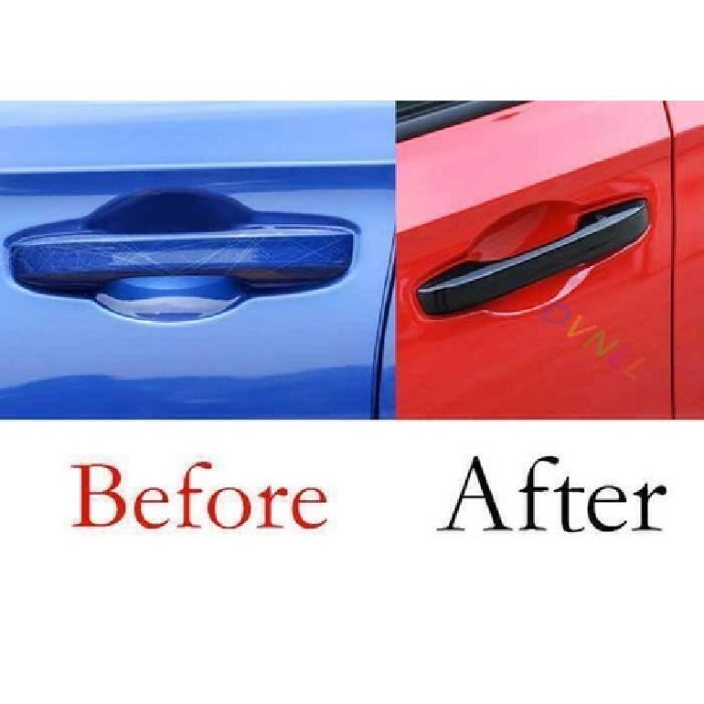 4PCS Cover Trim Side Door Handle For Honda Civic 11th 2022-2023 Bright Black