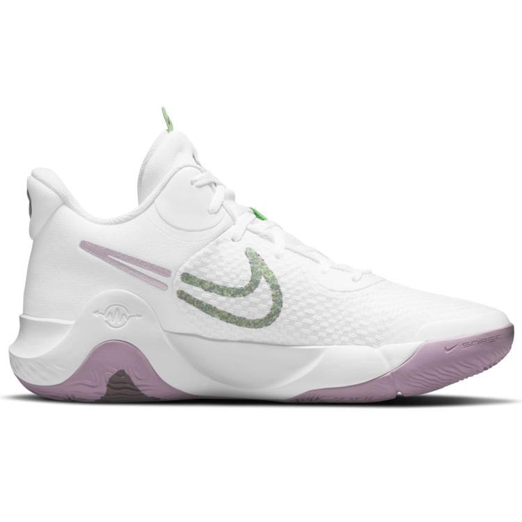 New Nike KD Trey 5 IX EP White Lime Light Purple DJ6922-100
