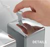 Wall-Mounted Dual Soap Dispenser with Double Hook for Bathroom & Kitchen