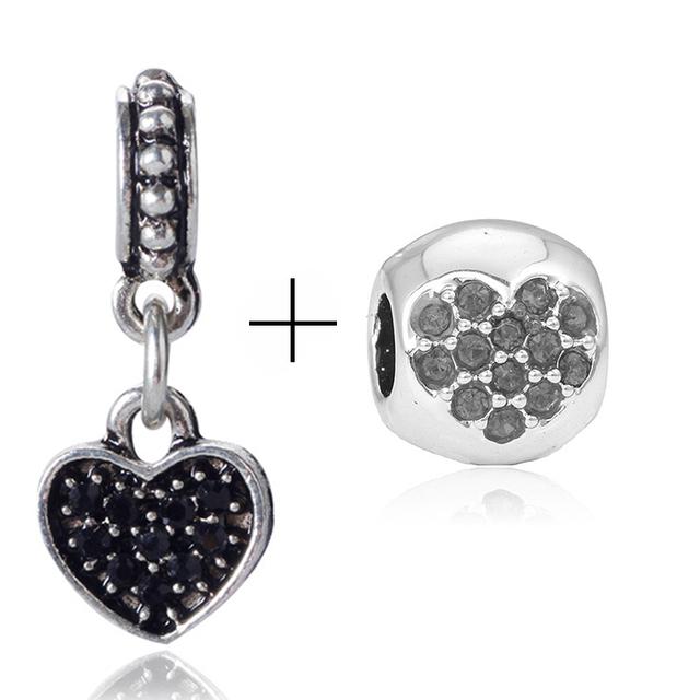 2pcs /Lot New Mom &Dad Charm Beads Fit European Style Brand Bracelets For Women Family Romantic Jewelry Gift Buy 1 Get 1 Free