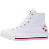 Chuck Taylor All Star Lift Platform High GS Valentines Day 2025 Kids Sneakers Cream Vintage-White Red A10716C