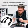 Double 6 Pin Female To 8 Pin Male Power Cable Upgrading PC Power Supplies Power Cable Adapter for Video Card Accessories