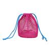 Lightweight Women Mesh Shower Caddy Bag Portable Travel Mini Toiletry Cosmetic Bag for Beach Swimming Dorm