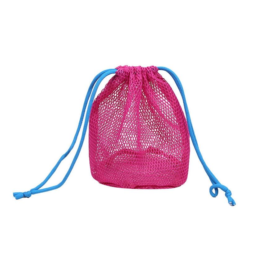 Lightweight Women Mesh Shower Caddy Bag Portable Travel Mini Toiletry Cosmetic Bag for Beach Swimming Dorm
