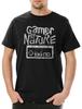 Gamer By Nature Mens T-Shirt Mens Womens Tees Top Fun Nerd Geek Sysadmin Coder Security Analyst IT