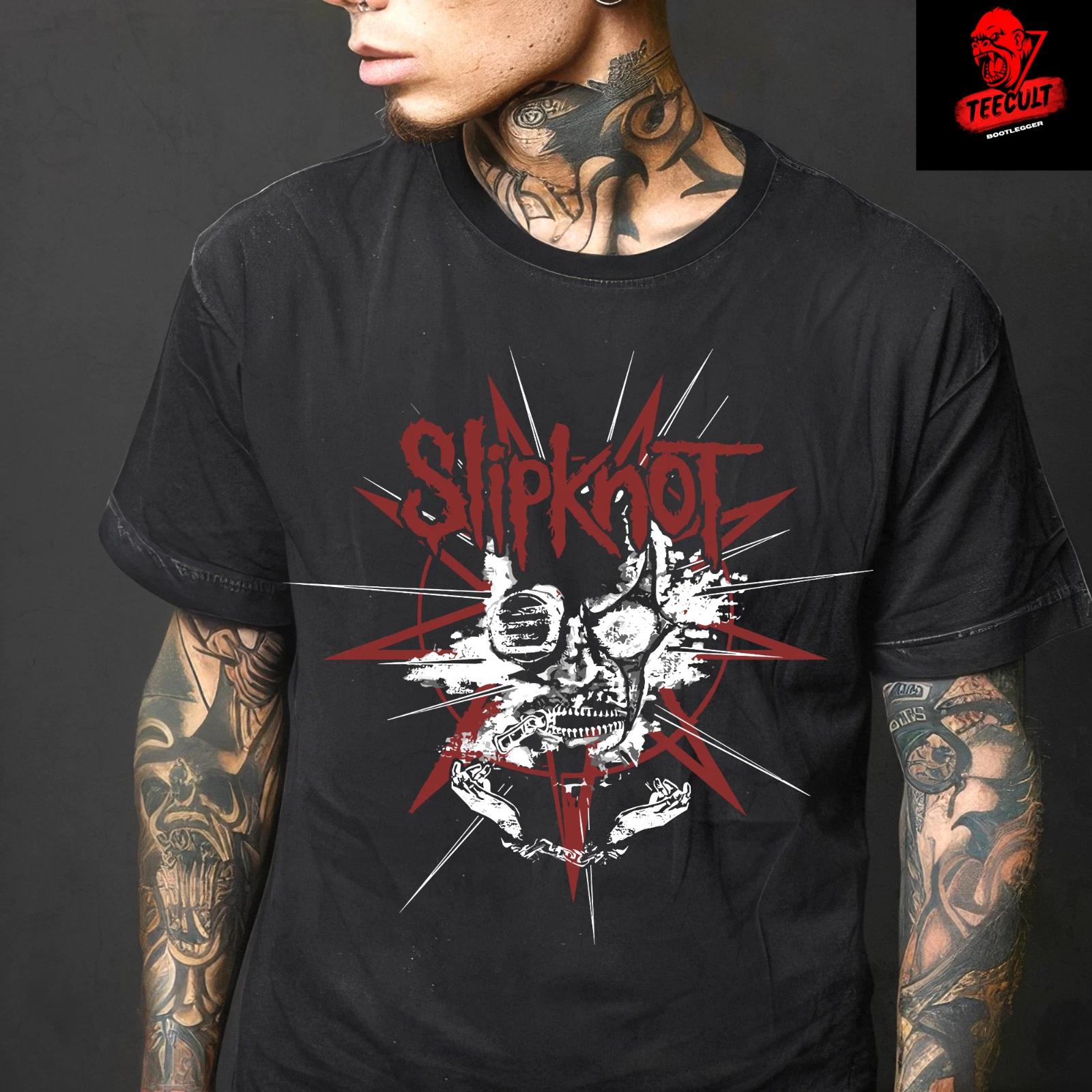Men s and Women s T-shirts Slipknot Metal Rock Band Tee Unisex Heavy Cotton XL