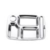 304 Stainless Steel Divided Lunch Trays