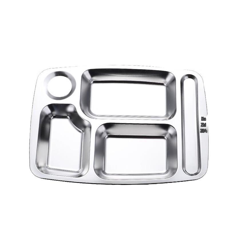 304 Stainless Steel Divided Lunch Trays