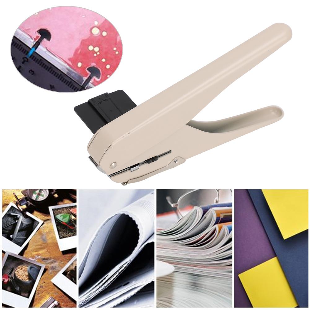 Mushroom Hole Notebook Puncher Creative Mini DIY Loose Leaf Manual Punching Machine