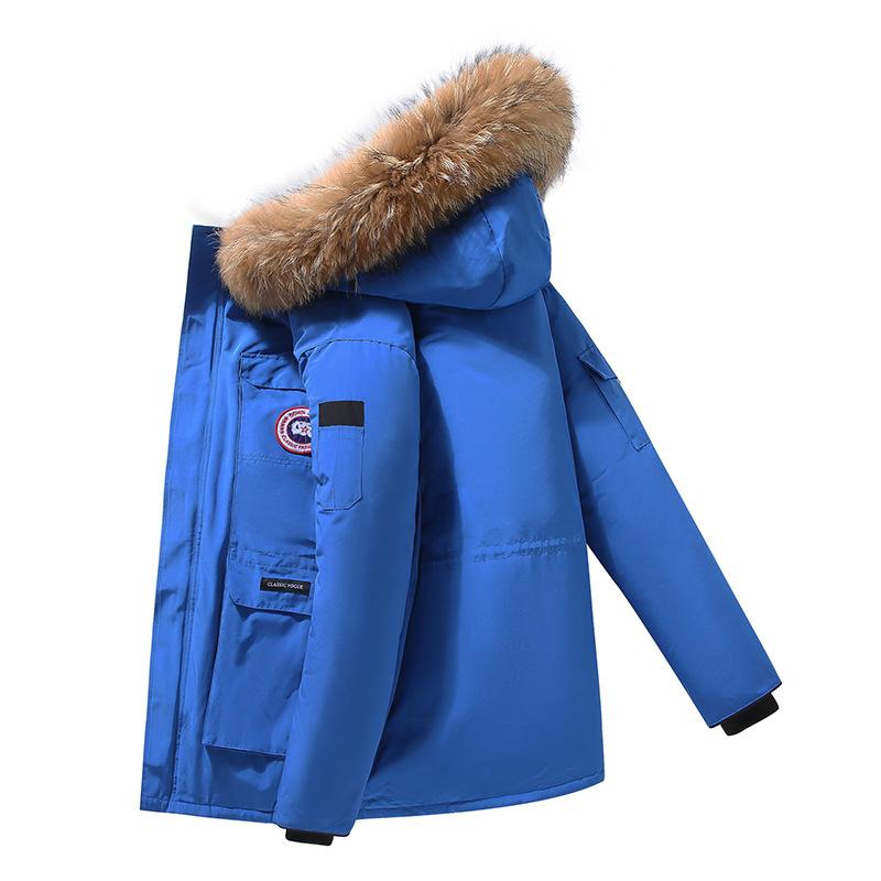 

Новая рабочая одежда для пар, мужская зимняя рабочая одежда для отдыха на открытом воздухе, пуховик, мужская и женская утолщенная куртка, модная тенденция для пар 3XL