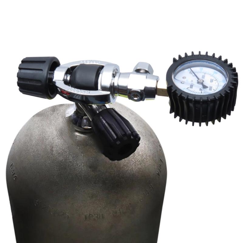 Air Tanks Pressure Checker, Scubas Diving Pressure Gauge Strong Accessory Equipment 5000PSI Air Tanks Pressure Checker