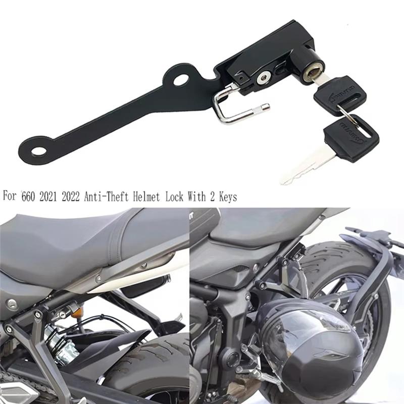 Ac29-Motorcycle Security Lock Helmet Lock Anti-Theft With 2 Keys For Triumph Trident 660 Trident 660
