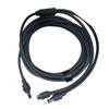 2 In 1 Satellite Power Cable for Mini 18AWG PVC Water Resistant Satellite Power Supply Extension Cable Replacement for