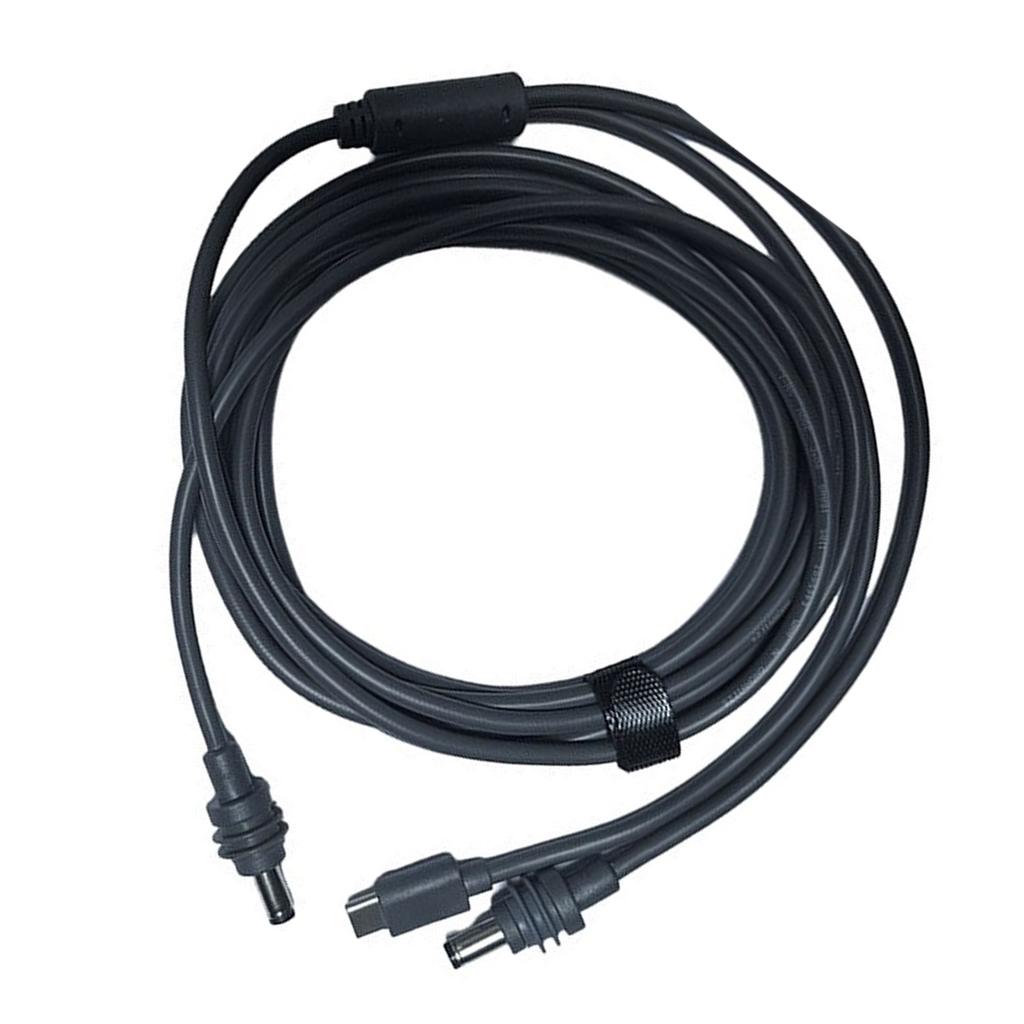 2 In 1 Satellite Power Cable for Mini 18AWG PVC Water Resistant Satellite Power Supply Extension Cable Replacement for