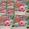 Adorable Cartoon Kirby Keychain Plush Doll Cute Animal Bag Charm Decor 10cm Soft Toy