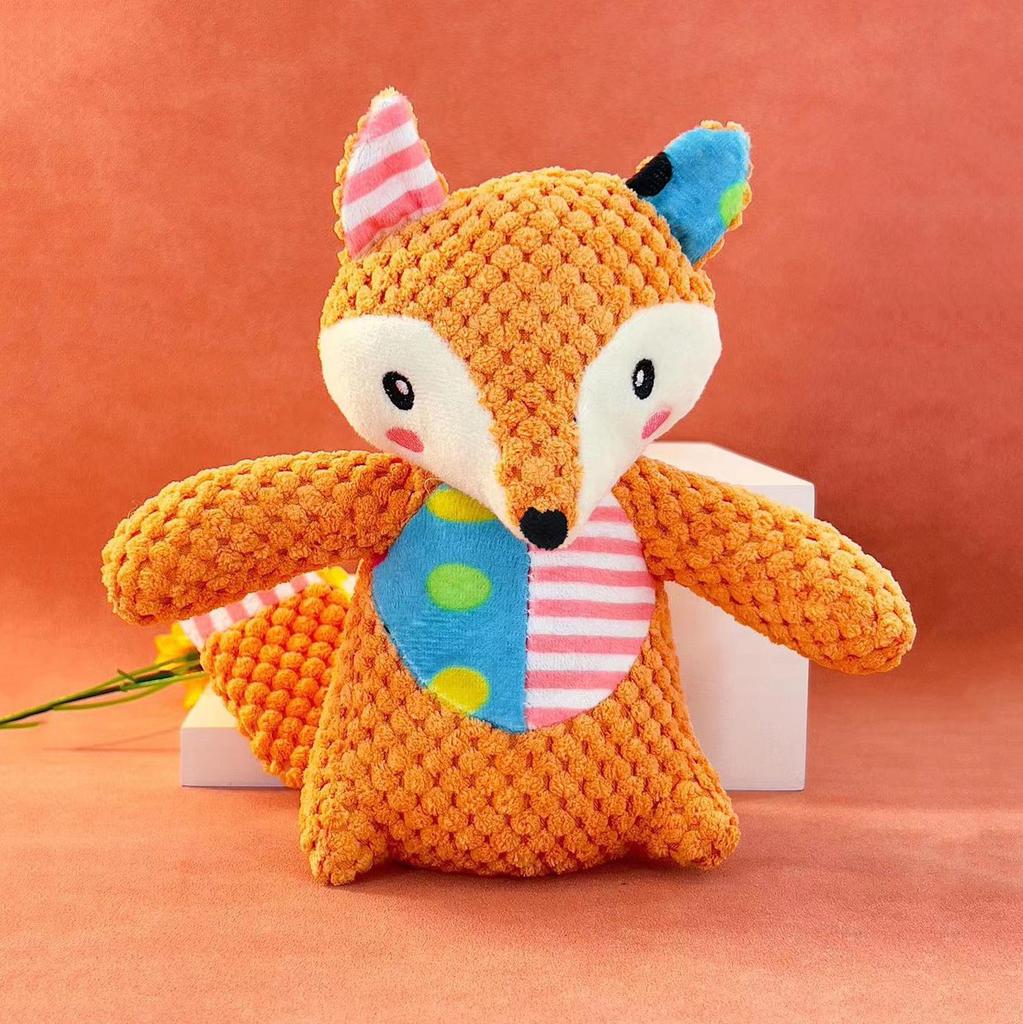 "Hot-Selling Chew-Resistant Plush Dog Toys: Interactive Animal Dolls for Self-Entertainment"