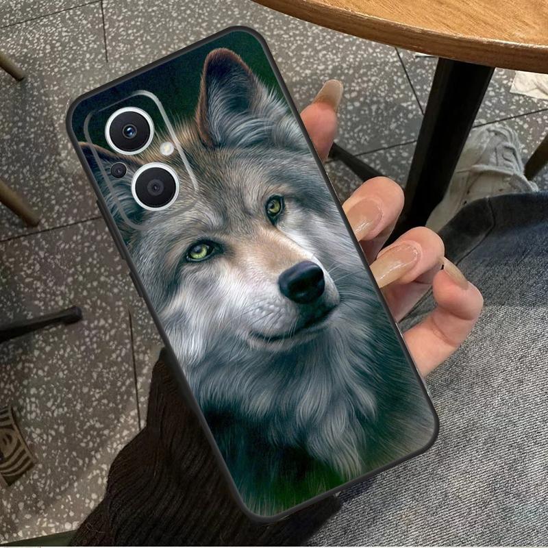 Wolf For OPPO Reno 14 13 12 11 10 Pro 8T 11F 12F 13F 14F 7 8 Lite OPPO Find X8 X6 X5 X9 Pro Case