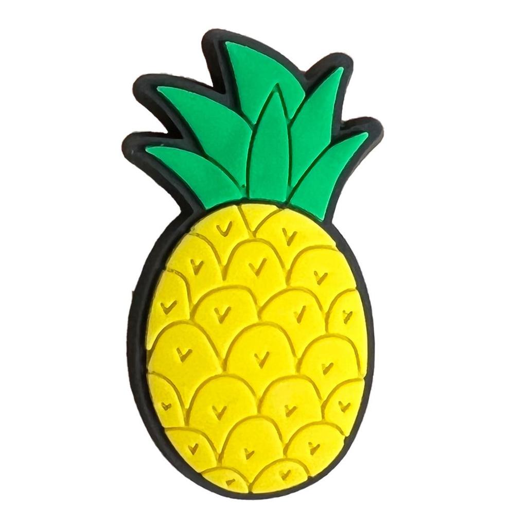 Cartoon Beach Wave Clog Shoes with Cute Floral Buckles and Soft Rubber Accessories