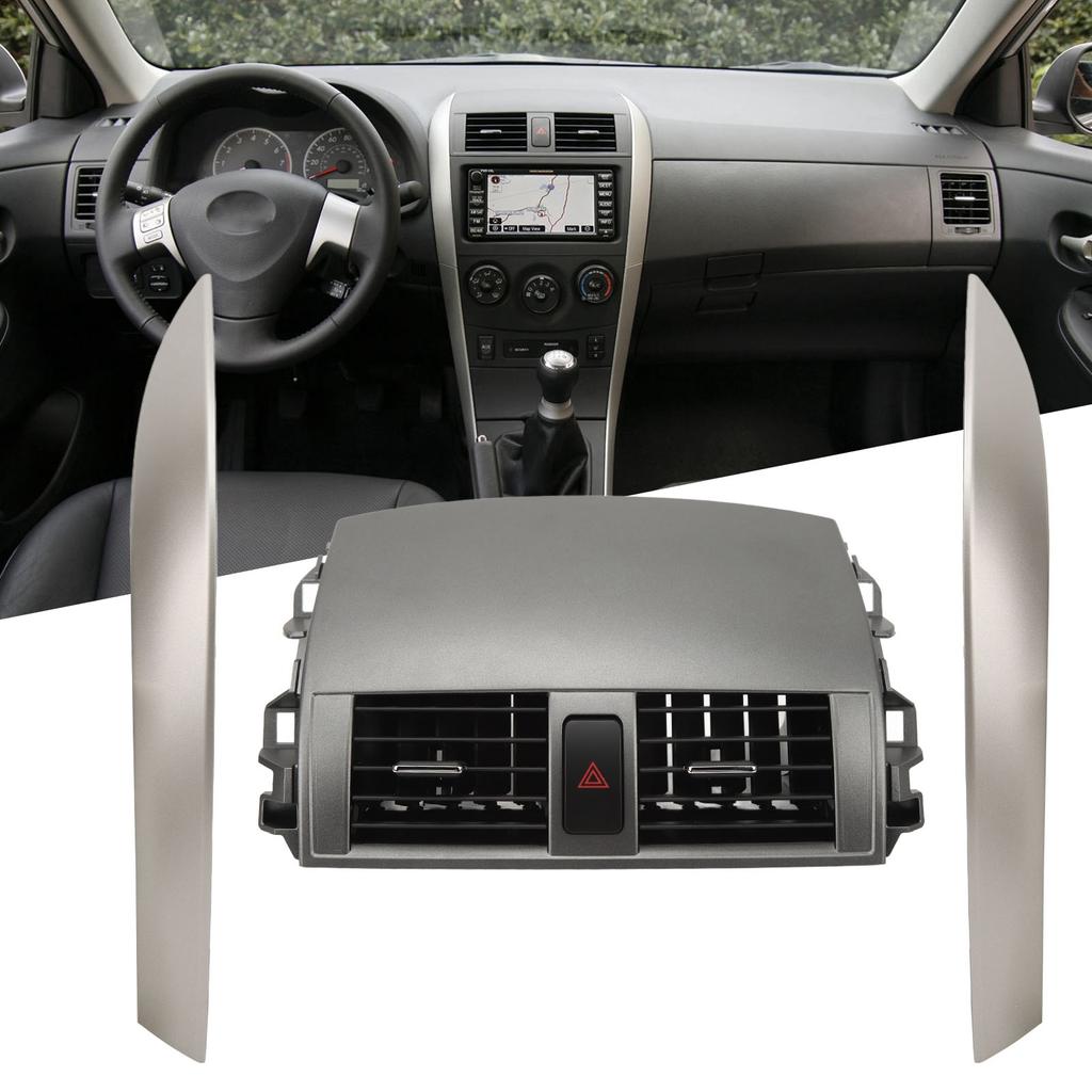 55436‑02330 Dashboard AC Air Outlet Assembly Air Vent Cover Trim 55670‑02160 Replacement For  2009‑2013
