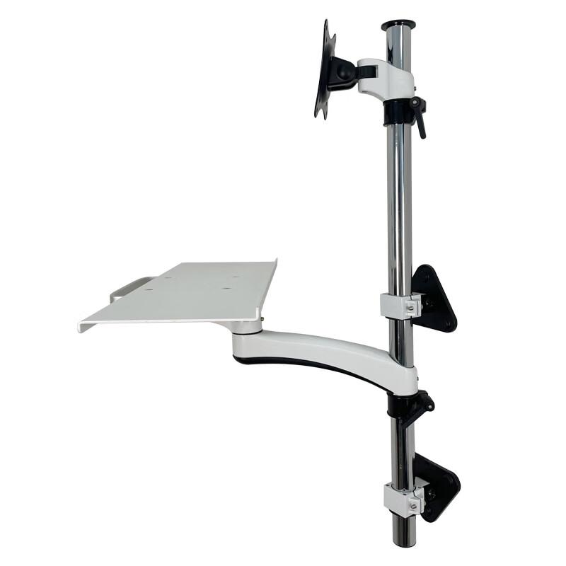 OLOEY Standing Monitor Arm with Keyboard Tray