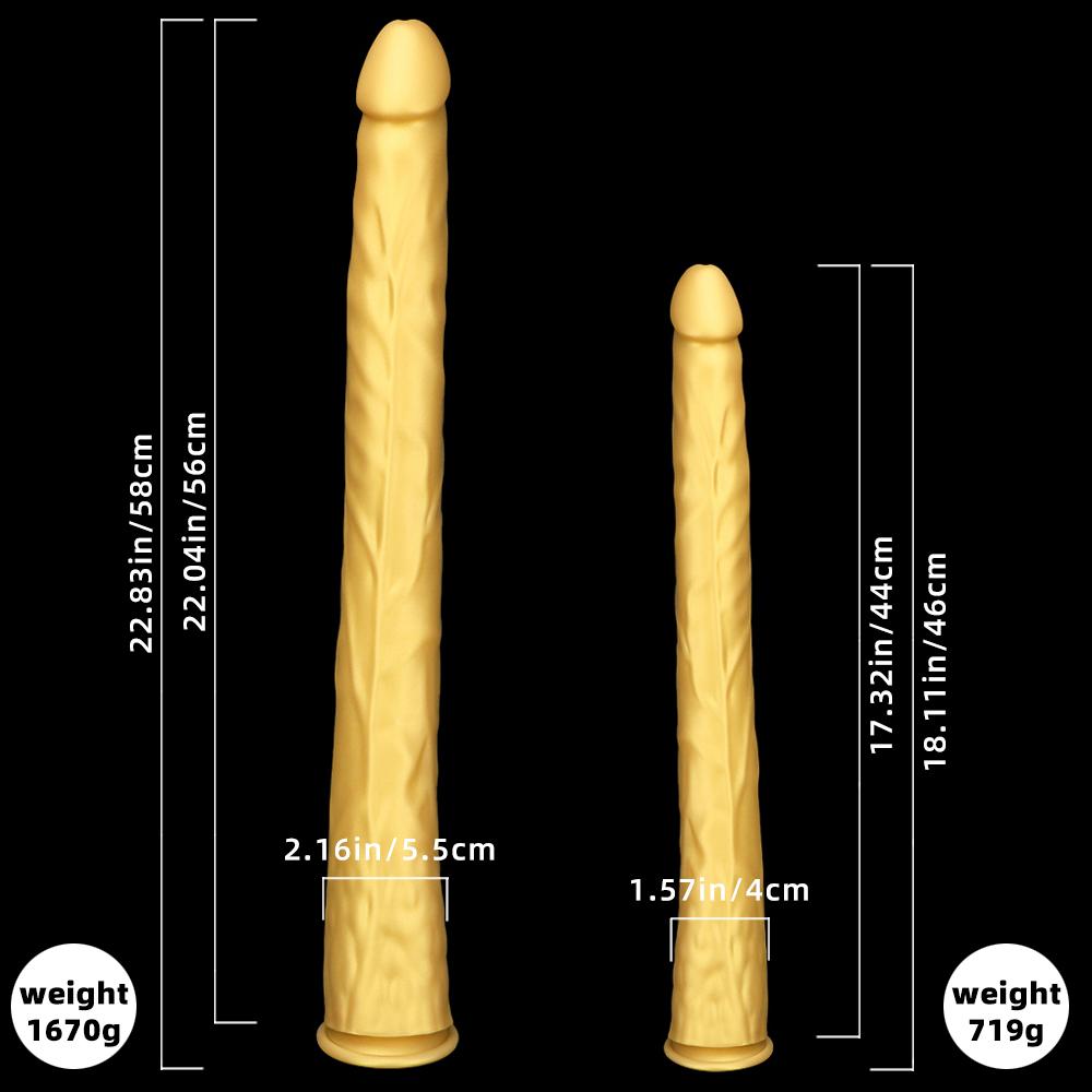 Golden Silicone Soft Sm Size Anal Plugs Extra Long Deep Dilatation Anal Strips Out and About Long Term Wear Anal Whip