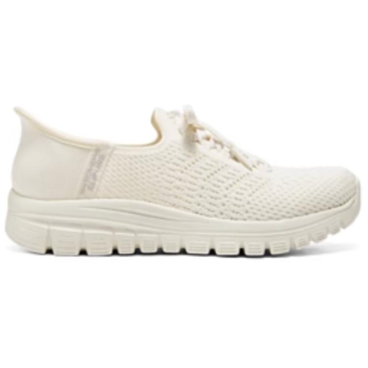 Skechers Slip-Ons Comfortable Lightweight Low-Top Casual Shoes Women Sneakers Off-White 100736-OFWT