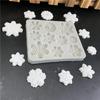 Snowflake Shape Creative Baking Tools Cookie Cake Silicone Tools Baking Accessories Making Cake Tools Kitchen Cake Decor