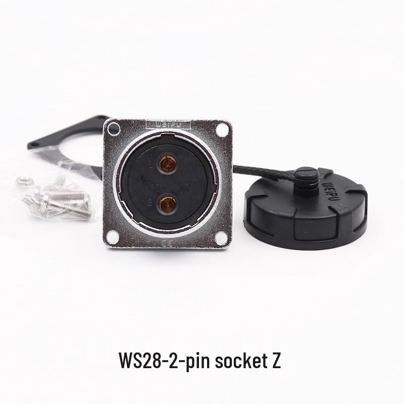 Weipu WS28 23-Pin Aviation Plug Connector, Male-Female Threaded, 479-Hole, 10P12, 16-Pin, 20/26-Pin