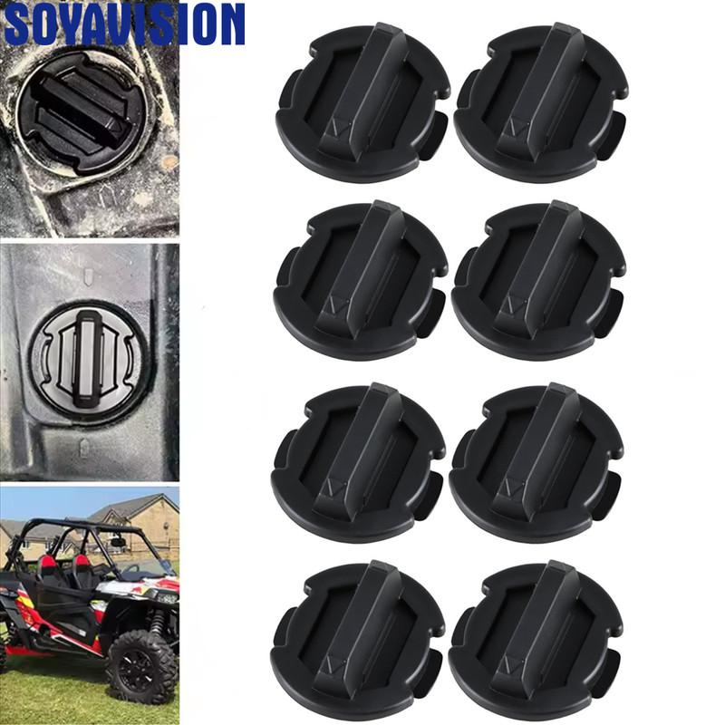 2/4/8Pcs ABS Twist Floor Drain Plug Accessories For Polaris RZR XP 1000 2014-2023 RZR XP TURBO 2016-2021 General 1000 2016-2024