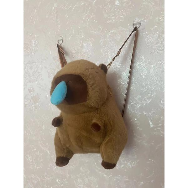 Zaino in peluche Capibara Kawaii Fashion Peluche Bambola Borsa in pelliccia Borsa per bambini Borsa a tracolla Mini zaino Borse Regali per la fidanzata