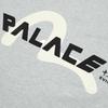 Palace X Evisu SS24 Logo Print Short Sleeve Crewneck T-Shirt Unisex Tops Gray 2ESPAM4TS1153XXCTGRYH