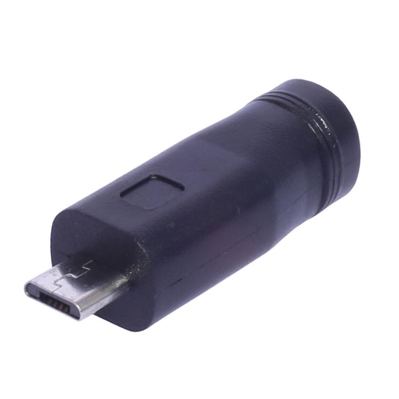 Professioneller DC5.5x2.1mm Netzteil, Buchse auf Stecker Konverter Adapter DC5521 auf Mini-USB/Micro-USB/Typ-C Stecker