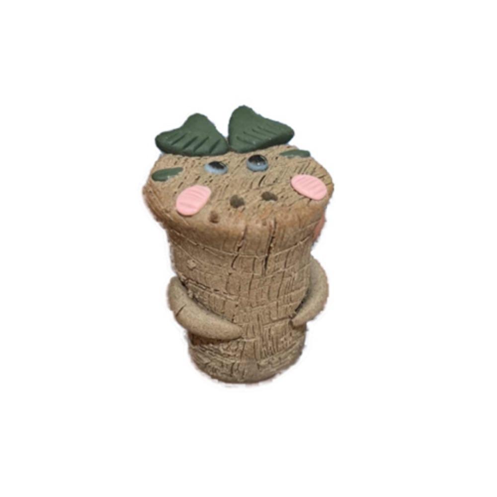 Multifunctional Small Tree Stake Ornament Ceramics Tea Pet Ornament Cute Incense Burner  Meditation