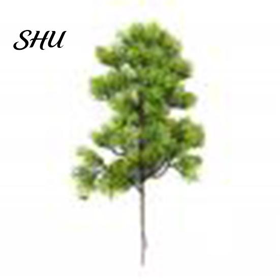 Artificial Pine Cypress 1Pc Plastic Fake Simulation Potted Plants Plant Bonsai Garden Home Office Decor