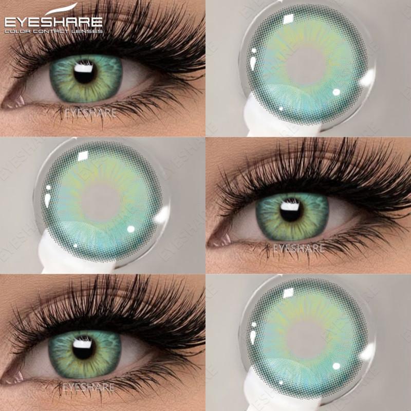 Eyes 1 Pair Colored Contact Lenses For Eyes Korean Brown Contact Lenses 14.5mm Big Eye Lenses Annual Student Beauty
