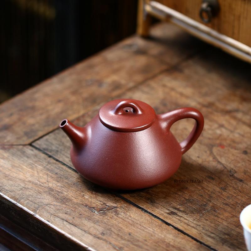 190ml Yixing Purple Clay Teapot Famous Handmade Stone Scoop Tea Pot Beauty Tea Infuser Kettle Chinese Zisha Teaware Customized