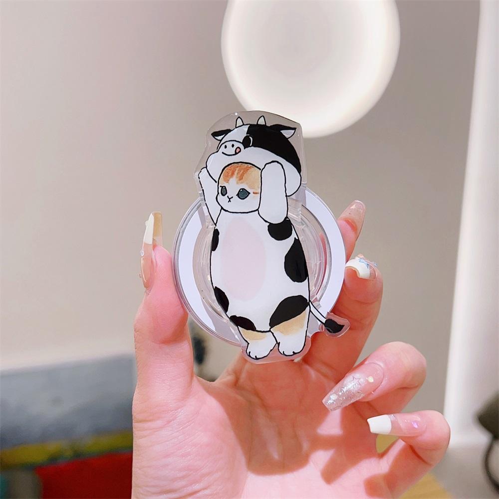 Koreanischer Niedlicher Cartoon für Magsafe Magnetischer Handy-Griptok Grip Tok Ständer für iPhone 15 Faltbare Kabellose Ladehülle Halter Ringständer