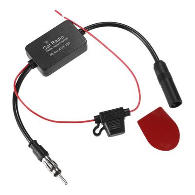 FM Antenna Amplifier Universal Car Radio Antenna Amplifier Signal Booster for Car Radio