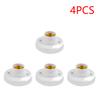 1-10PCS E27 Screw Cap Socket Ceiling Light Lamp Bulb Fixing Base Stand White Gold Light Bulb Holder Lamp Socket For Home 6A