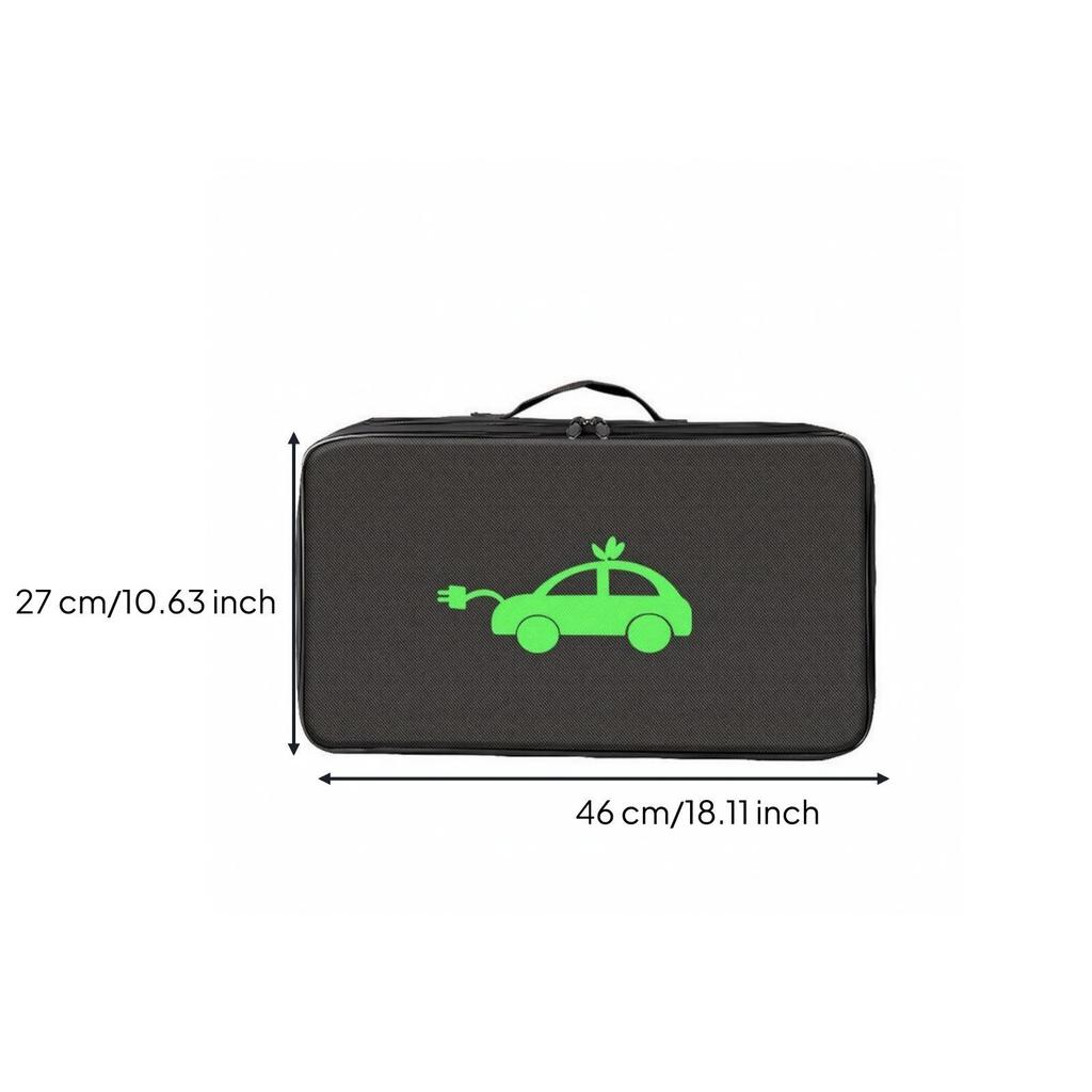 Space-Saving EV Charging Cable Storage Bag Heavy Duty Electric Vehicle