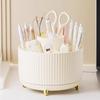 Cosmetics Organizer Rotating Storage Box Compact Design