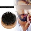 Men Mustache   Wooden Color Beech Brush Brd Care Shaving Clning Grooming Kit