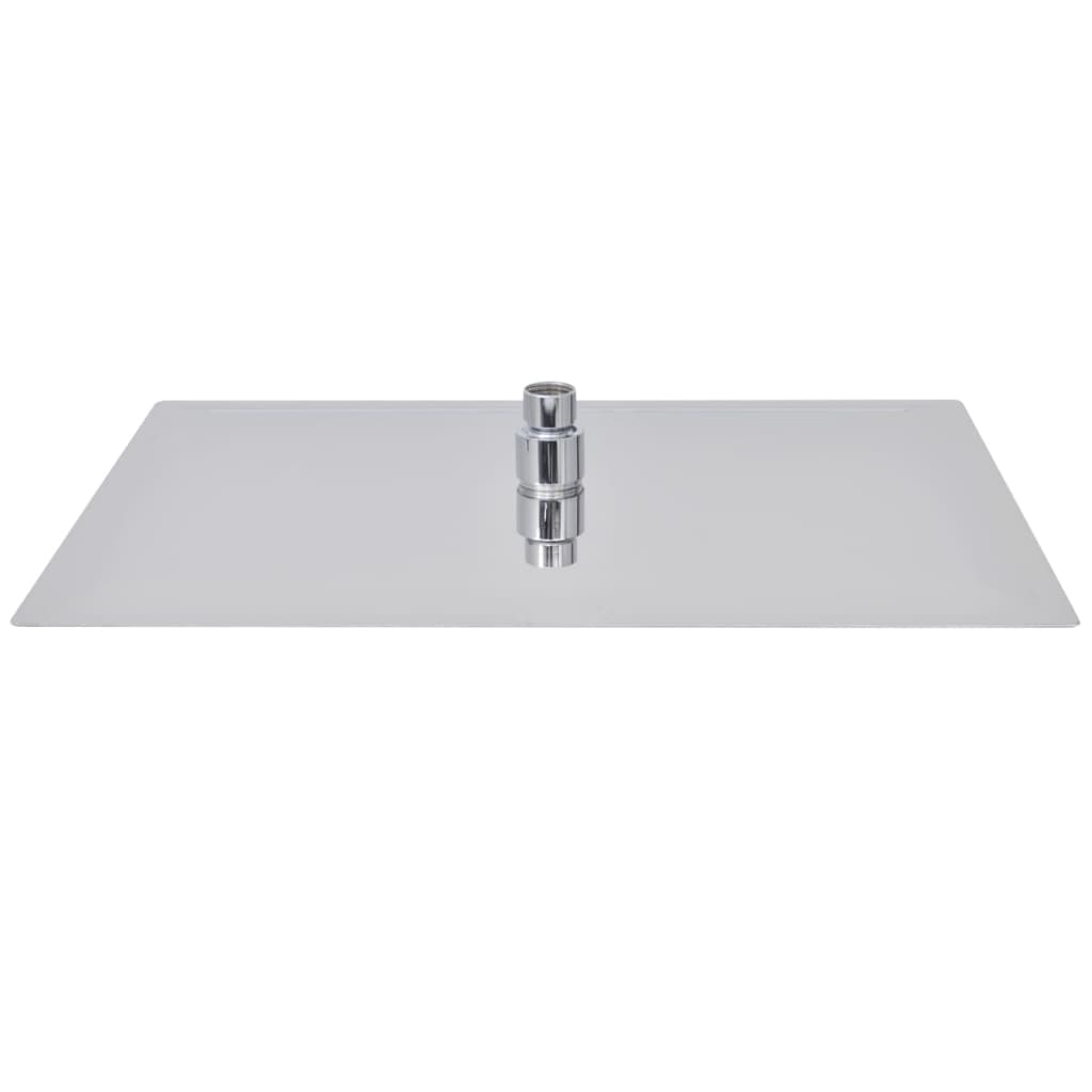 Vidaxl Stainless Steel Shower Head, 30X40 Cm, Rectangular