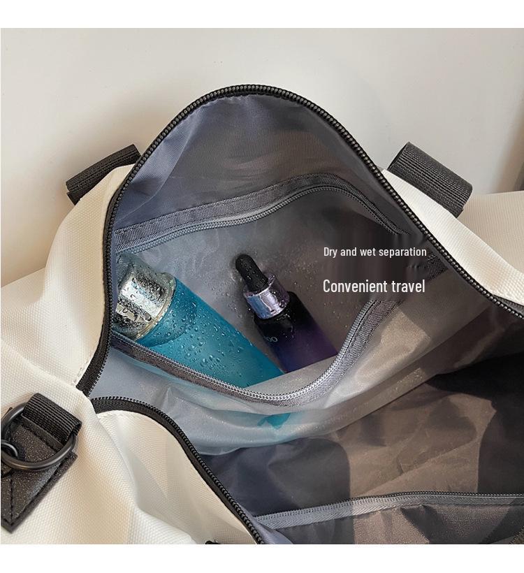 Unisex Large Capacity Travel & Fitness Bag with Dry-Wet Separation