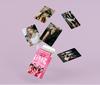Qianxiangyin Laser LOMO Cards & Album Set - 55 Small 3-Inch Cards with Sleeves
