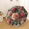 1pc Rose Floral Pattern Umbrella Design Automatic Opening and Closing Umbrella, High-quality Travel Umbrella, Lightweight and Portable, -79