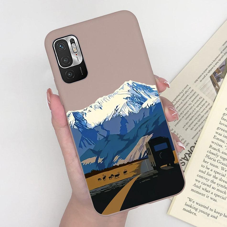 For Xiaomi Redmi Note 10 10T 11 SE 5G Case Pilot Cartoon Pattern Soft Silicone Back Cover For Xiaomi Poco M3 Pro 5G New Bumper