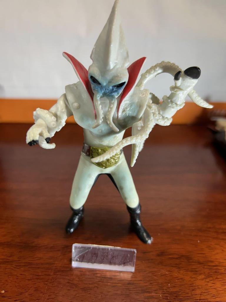 [USED] Kamen Rider No. 2 Dr. Shinigami Squid Devil Figures (5 pieces)